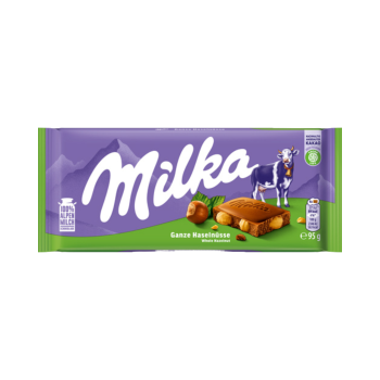 Milka Ganze Haselnuesse, 95g